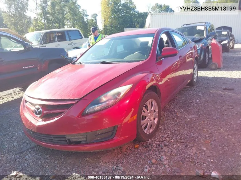 2011 Mazda Mazda6 I Sport VIN: 1YVHZ8BH8B5M18199 Lot: 40135187