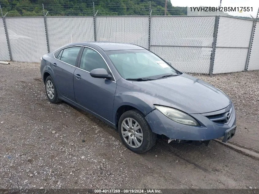 2011 Mazda Mazda6 I Sport VIN: 1YVHZ8BH2B5M17551 Lot: 40137269