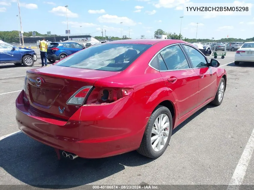 1YVHZ8CH2B5M05298 2011 Mazda Mazda6 I Touring