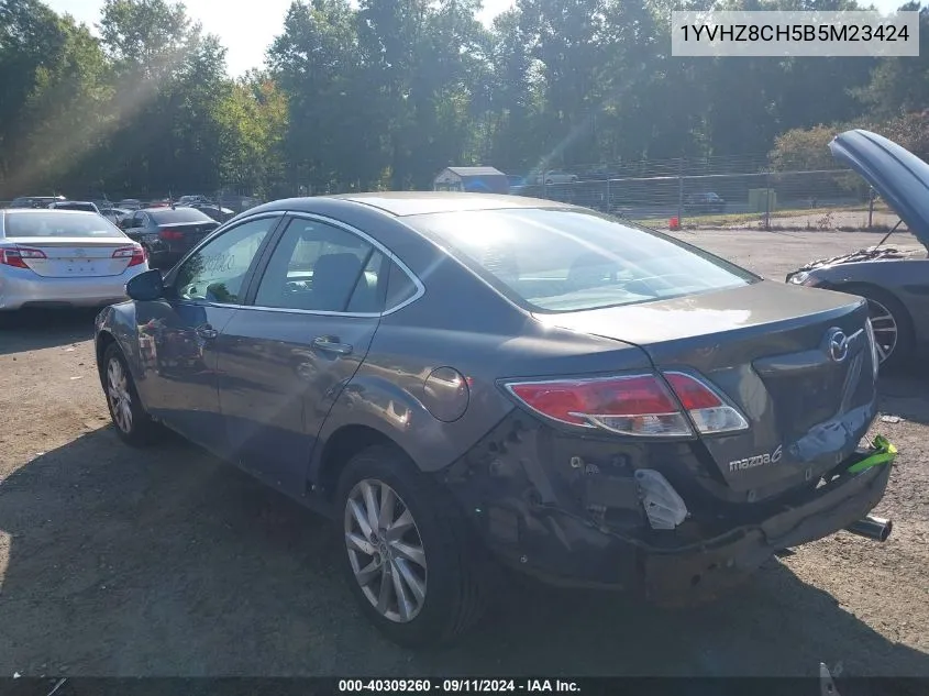 2011 Mazda Mazda6 I Touring Plus VIN: 1YVHZ8CH5B5M23424 Lot: 40309260