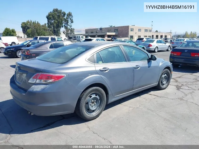 2011 Mazda Mazda6 I Sport VIN: 1YVHZ8BH4B5M16191 Lot: 40443055