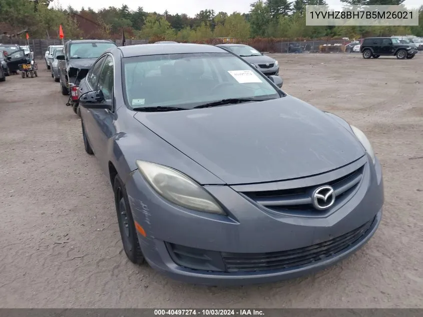 2011 Mazda Mazda6 I Sport VIN: 1YVHZ8BH7B5M26021 Lot: 40497274