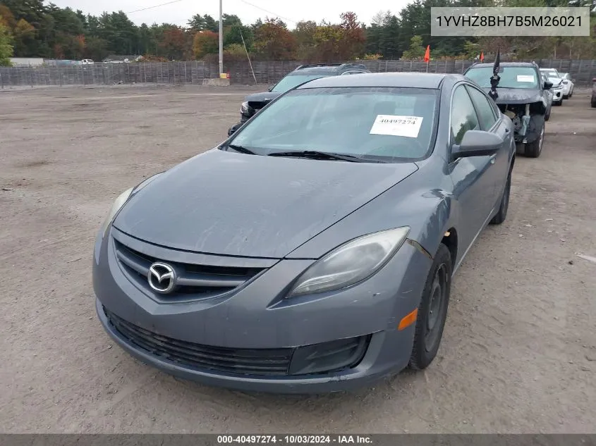 2011 Mazda Mazda6 I Sport VIN: 1YVHZ8BH7B5M26021 Lot: 40497274