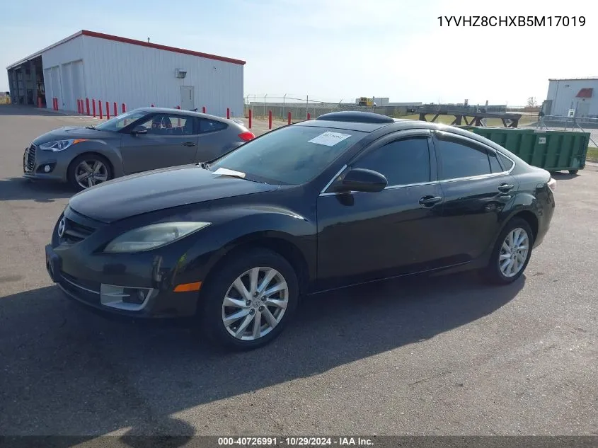 2011 Mazda Mazda6 I Touring VIN: 1YVHZ8CHXB5M17019 Lot: 40726991