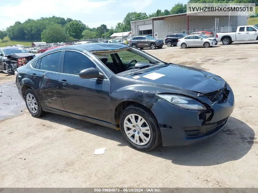 2012 Mazda Mazda6 I Sport VIN: 1YVHZ8BHXC5M05018 Lot: 39694673