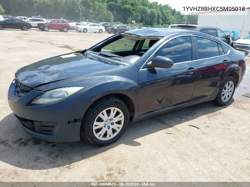 2012 Mazda Mazda6 I Sport VIN: 1YVHZ8BHXC5M05018 Lot: 39694673