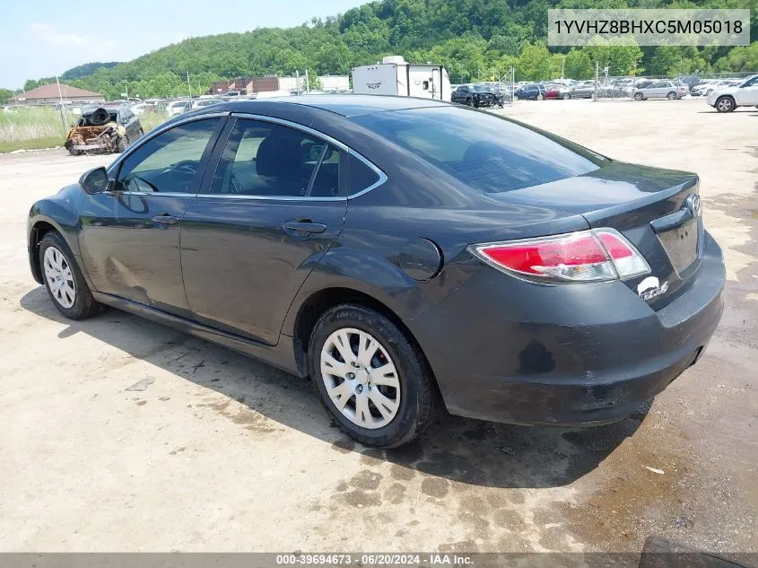 2012 Mazda Mazda6 I Sport VIN: 1YVHZ8BHXC5M05018 Lot: 39694673