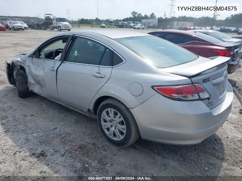 2012 Mazda 6 I VIN: 1YVHZ8BH4C5M04575 Lot: 40077051