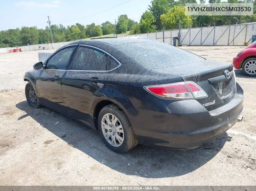 2012 Mazda Mazda6 I Sport VIN: 1YVHZ8BHXC5M03530 Lot: 40166295