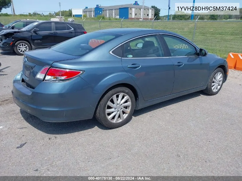 1YVHZ8DH9C5M37424 2012 Mazda Mazda6 I Touring