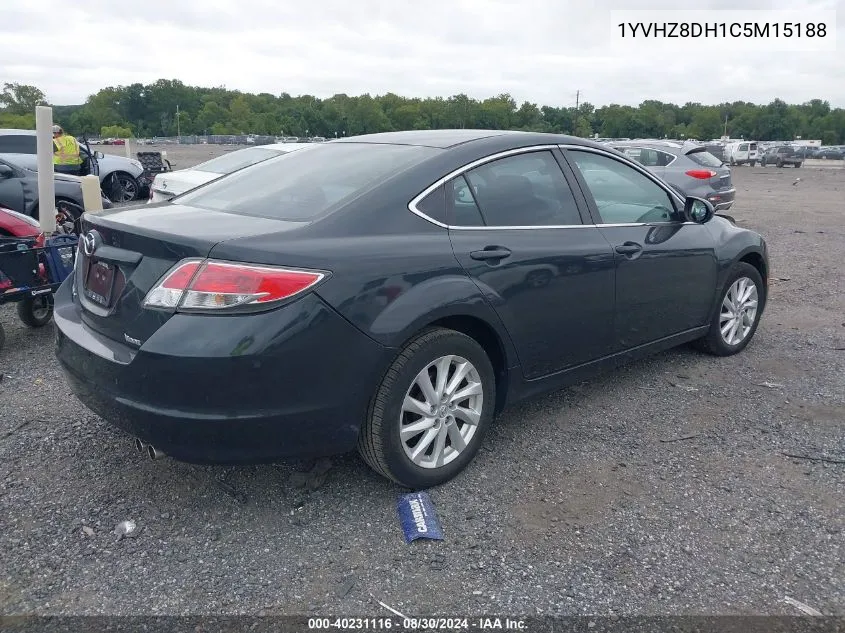 2012 Mazda Mazda6 I Touring VIN: 1YVHZ8DH1C5M15188 Lot: 40231116