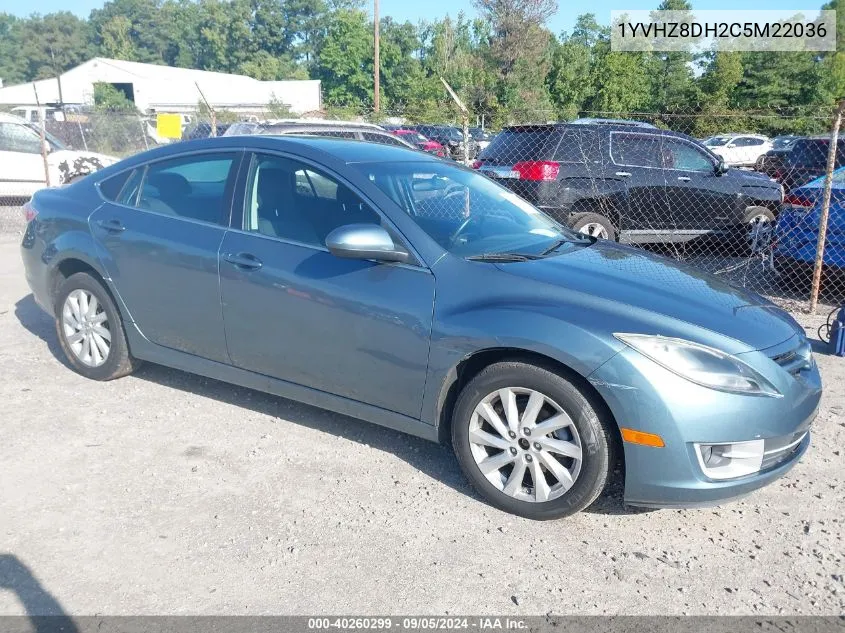 1YVHZ8DH2C5M22036 2012 Mazda 6 I