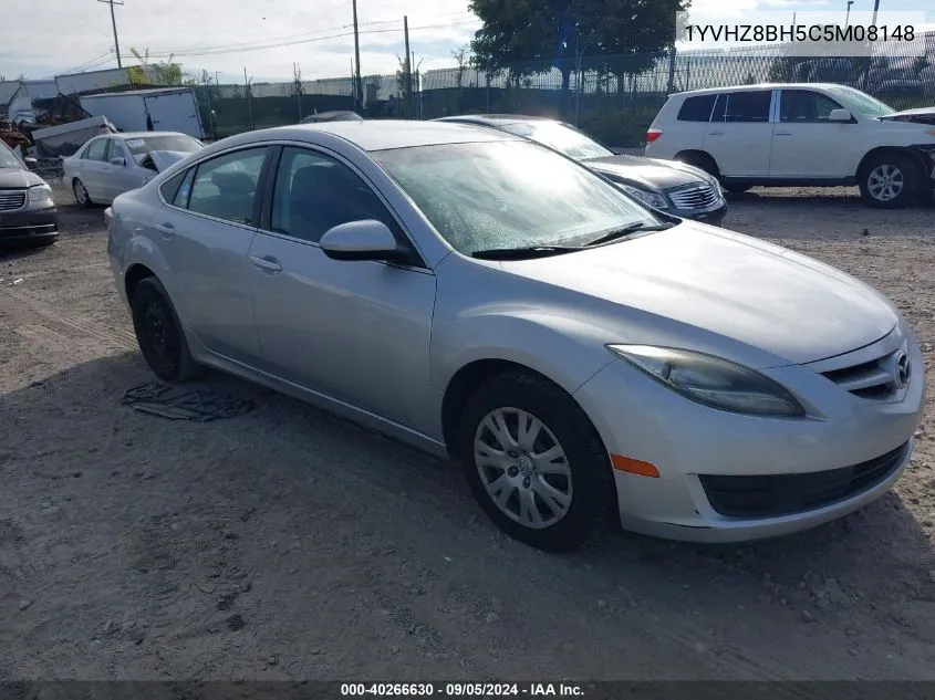 2012 Mazda Mazda6 I VIN: 1YVHZ8BH5C5M08148 Lot: 40266630