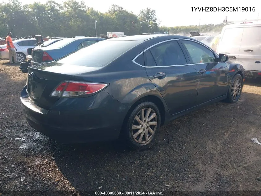 1YVHZ8DH3C5M19016 2012 Mazda Mazda6 I Touring