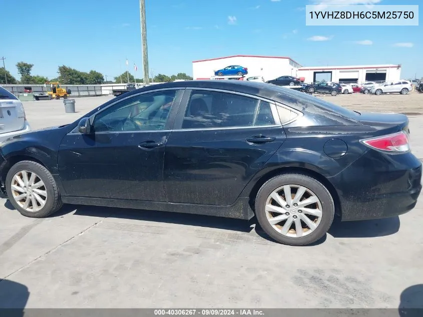 1YVHZ8DH6C5M25750 2012 Mazda Mazda6 I Touring