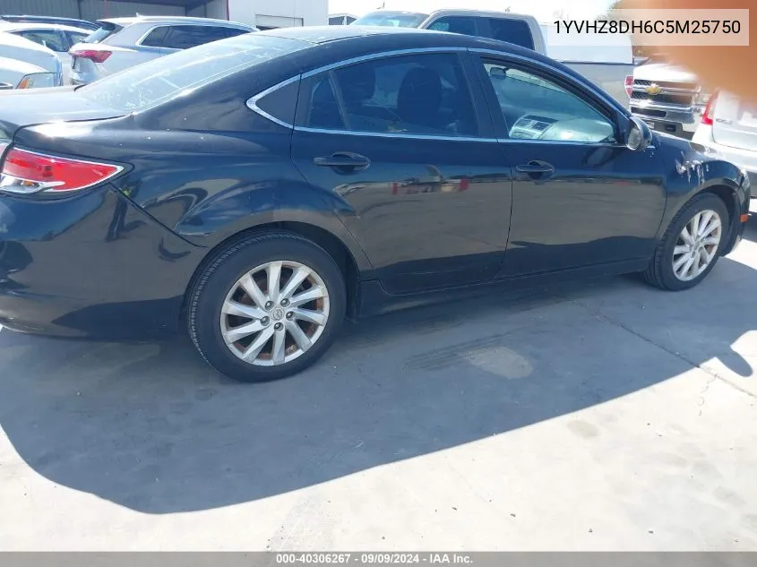 2012 Mazda Mazda6 I Touring VIN: 1YVHZ8DH6C5M25750 Lot: 40306267