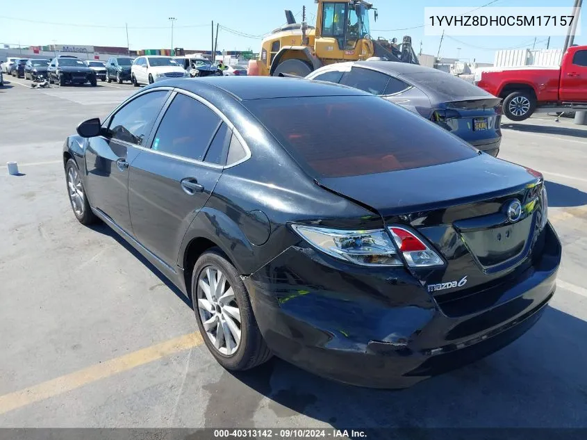 2012 Mazda Mazda6 I Touring VIN: 1YVHZ8DH0C5M17157 Lot: 40313142