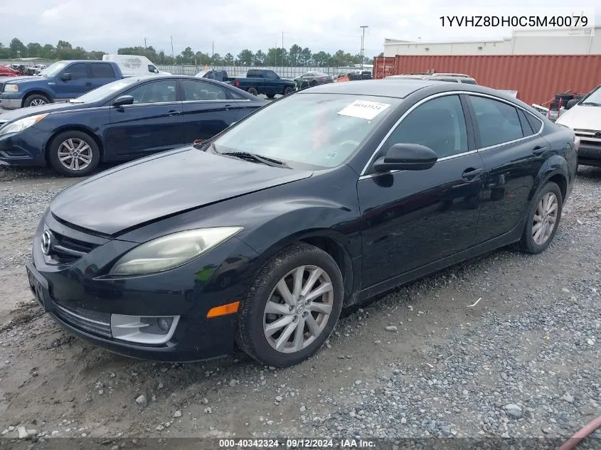 1YVHZ8DH0C5M40079 2012 Mazda Mazda6 I Touring