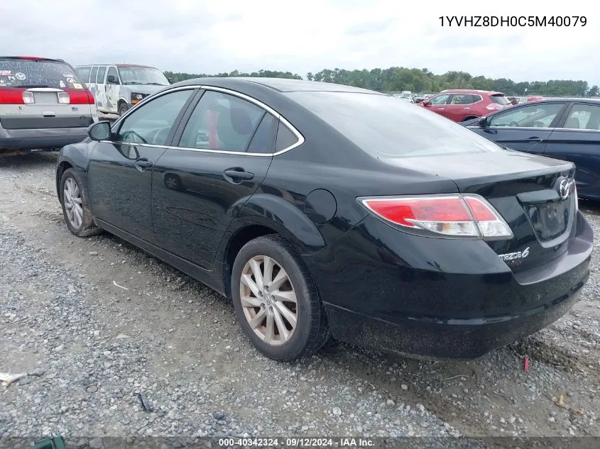 2012 Mazda Mazda6 I Touring VIN: 1YVHZ8DH0C5M40079 Lot: 40342324