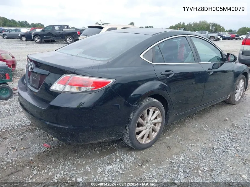 1YVHZ8DH0C5M40079 2012 Mazda Mazda6 I Touring