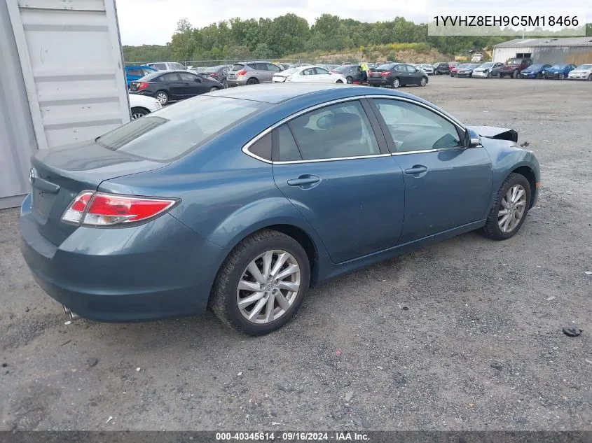 2012 Mazda 6 I VIN: 1YVHZ8EH9C5M18466 Lot: 40345614