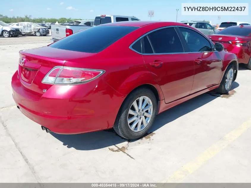 1YVHZ8DH9C5M22437 2012 Mazda Mazda6 I Touring