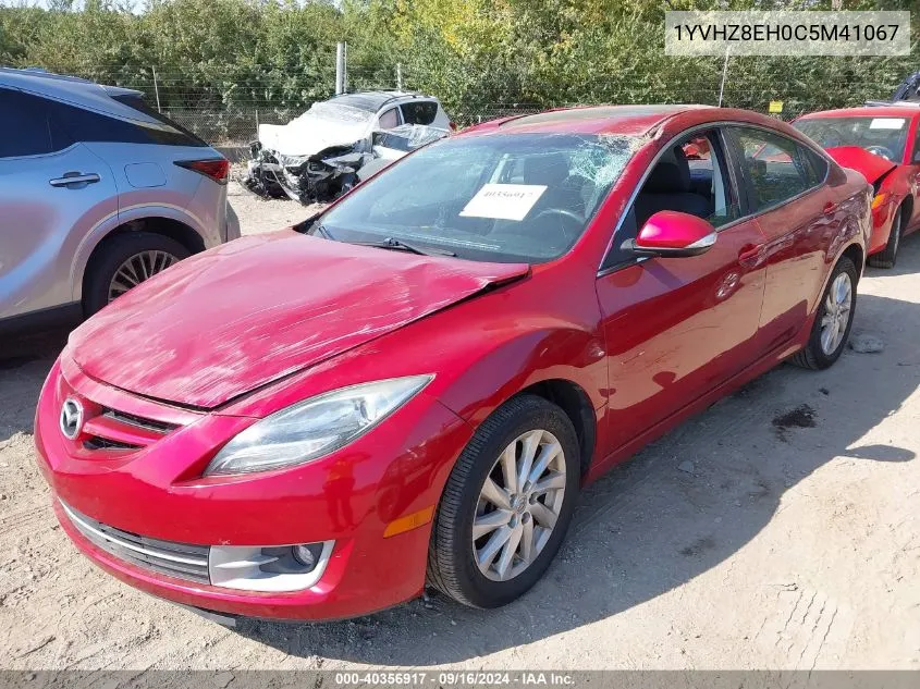 1YVHZ8EH0C5M41067 2012 Mazda Mazda6 I Touring Plus