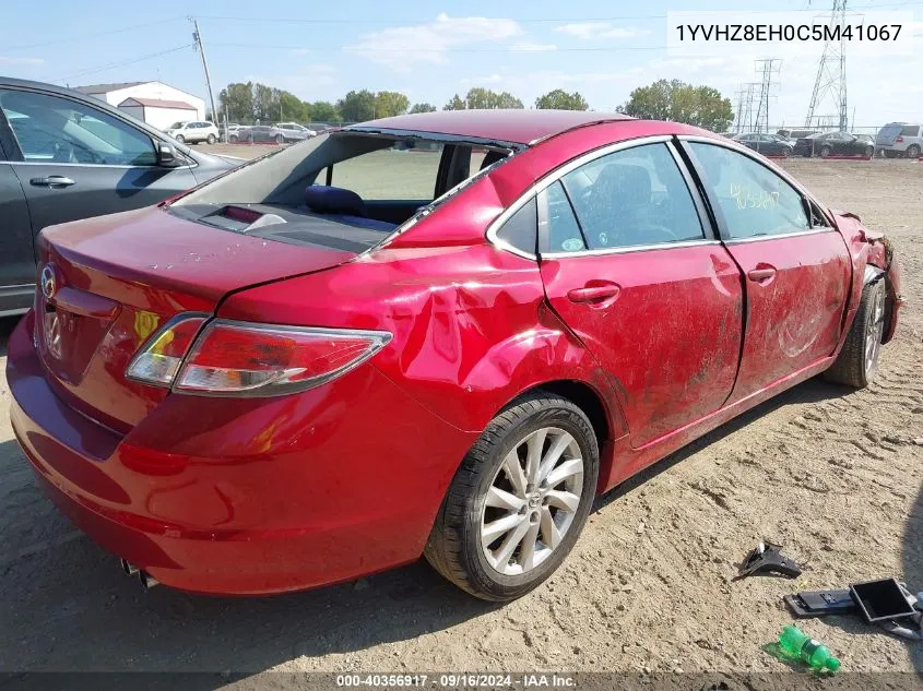 1YVHZ8EH0C5M41067 2012 Mazda Mazda6 I Touring Plus