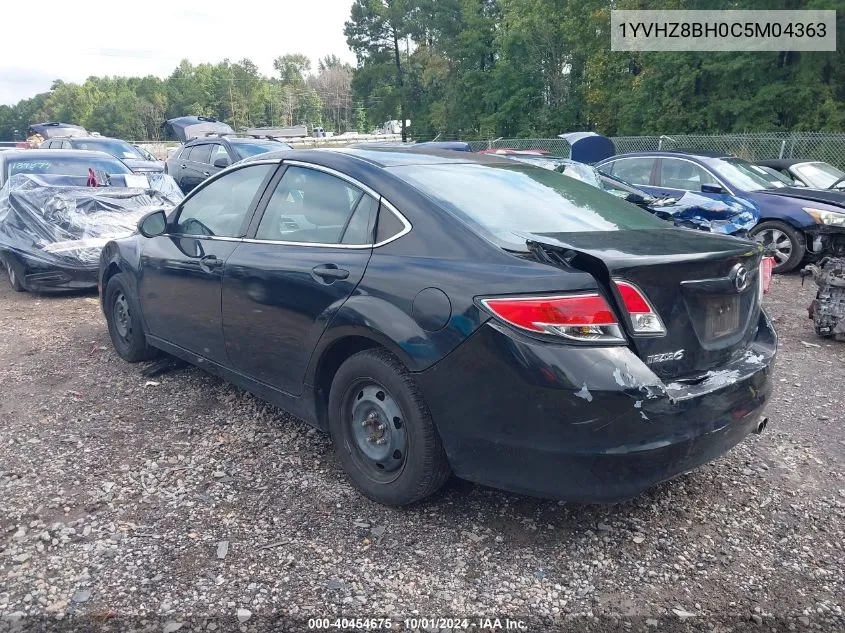 2012 Mazda Mazda6 I Sport VIN: 1YVHZ8BH0C5M04363 Lot: 40454675