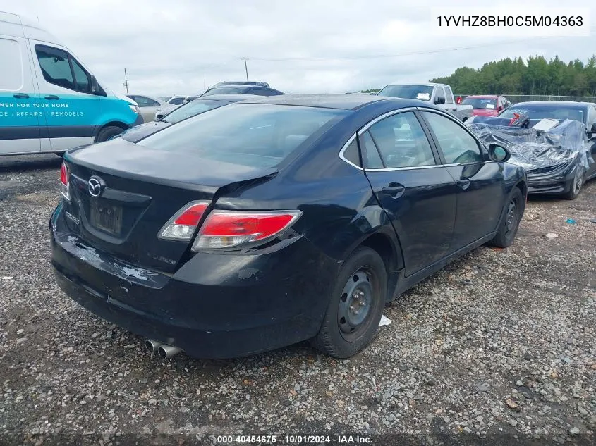 2012 Mazda Mazda6 I Sport VIN: 1YVHZ8BH0C5M04363 Lot: 40454675