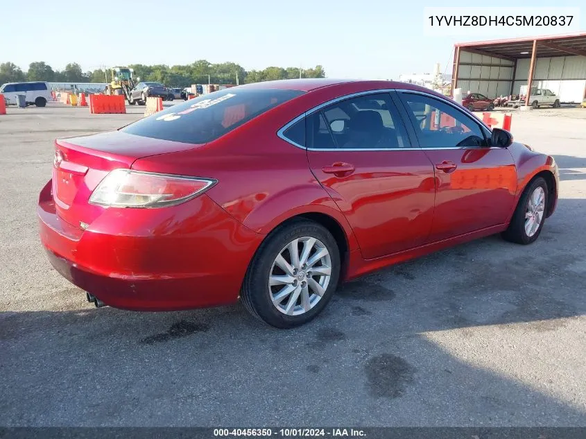 1YVHZ8DH4C5M20837 2012 Mazda Mazda6 I Touring