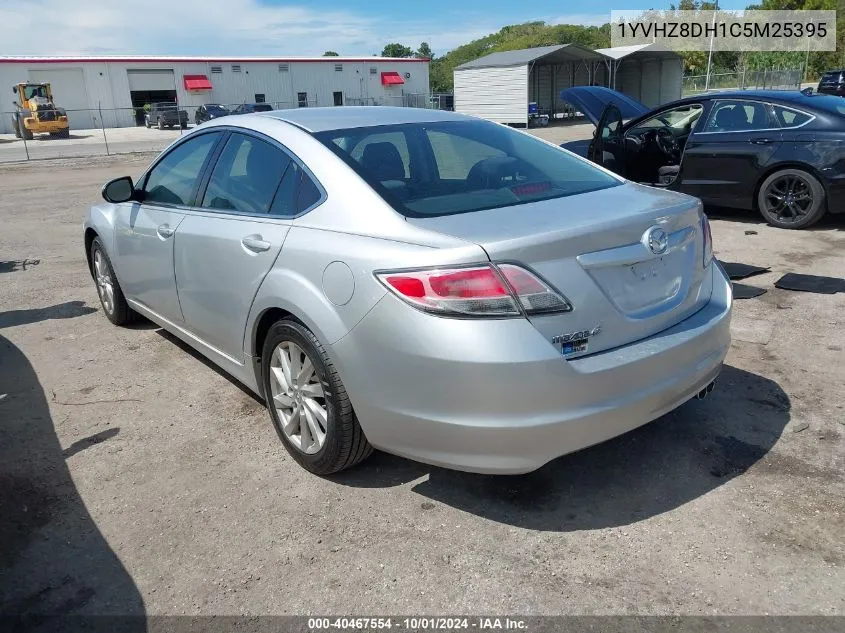 2012 Mazda 6 I VIN: 1YVHZ8DH1C5M25395 Lot: 40467554