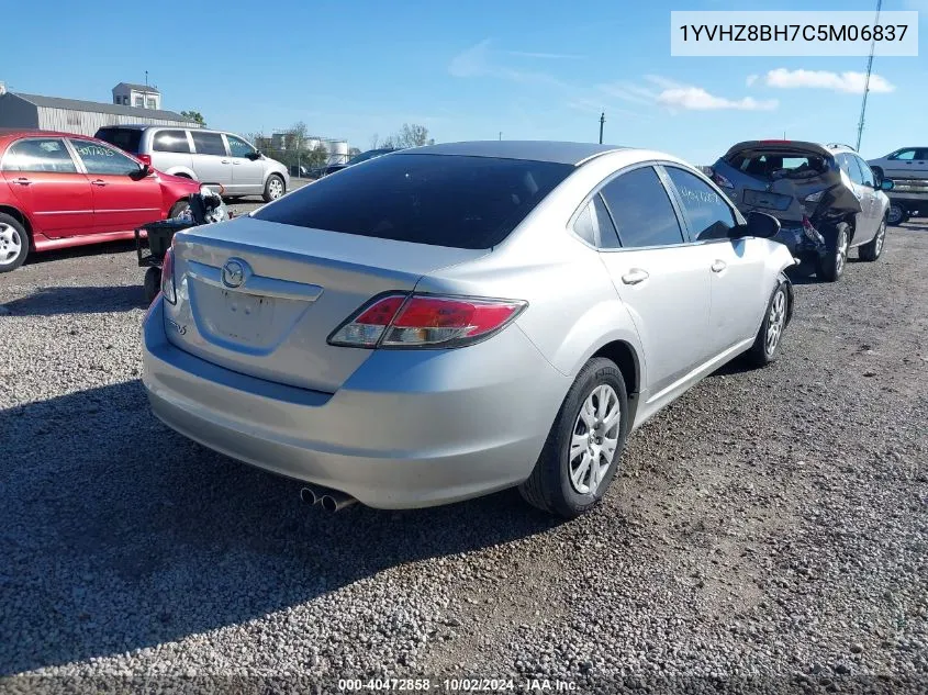 2012 Mazda Mazda6 I Sport VIN: 1YVHZ8BH7C5M06837 Lot: 40472858