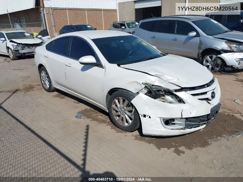 2012 Mazda 6 I VIN: 1YVHZ8DH6C5M20564 Lot: 40483710