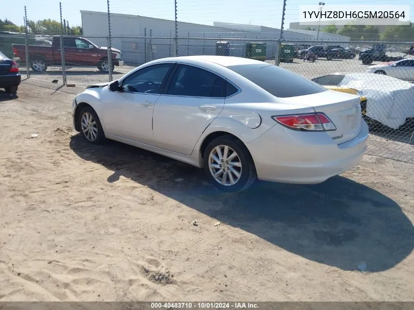 2012 Mazda 6 I VIN: 1YVHZ8DH6C5M20564 Lot: 40483710