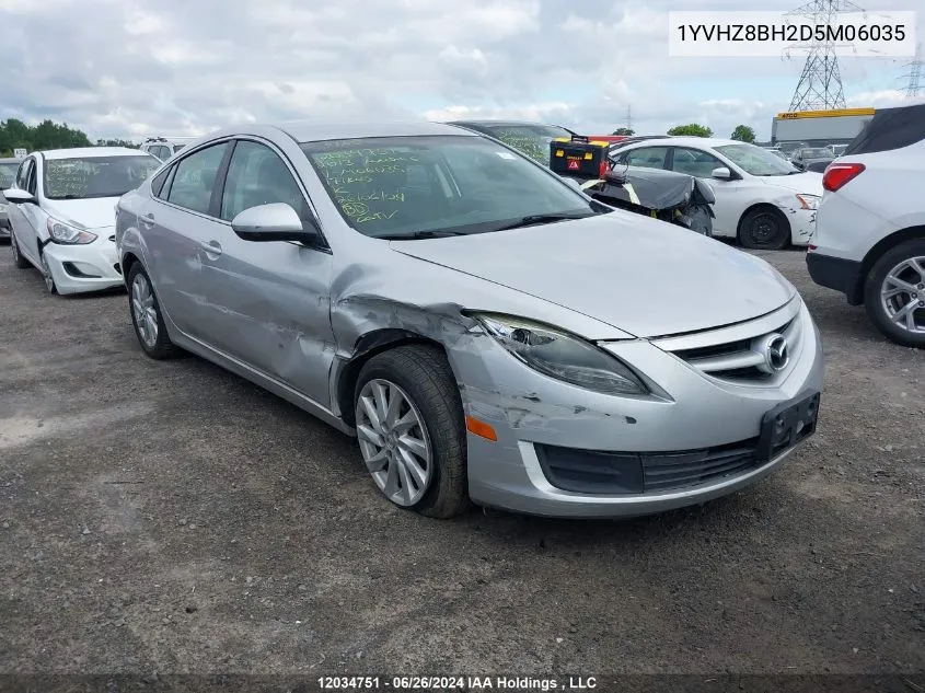 1YVHZ8BH2D5M06035 2013 Mazda Mazda6