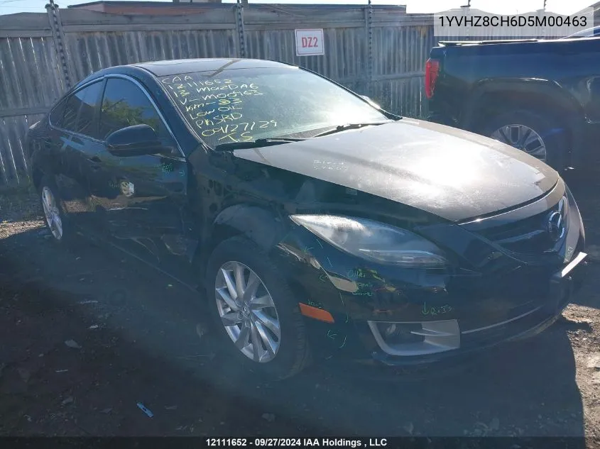 1YVHZ8CH6D5M00463 2013 Mazda Mazda6