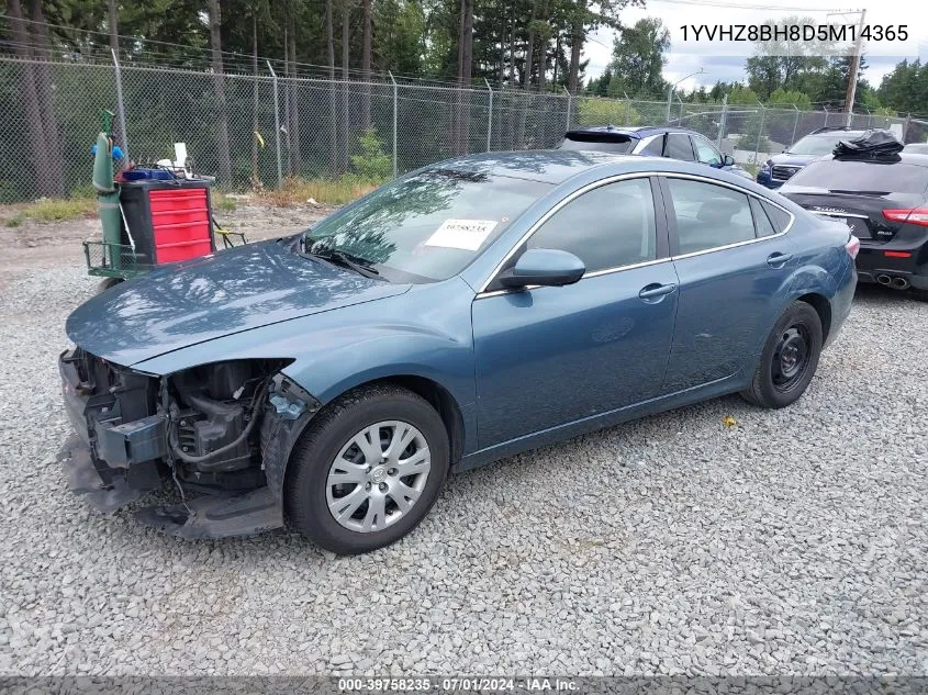 2013 Mazda Mazda6 I Sport VIN: 1YVHZ8BH8D5M14365 Lot: 39758235