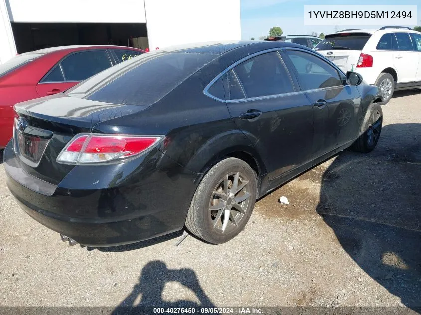 1YVHZ8BH9D5M12494 2013 Mazda 6 Sport