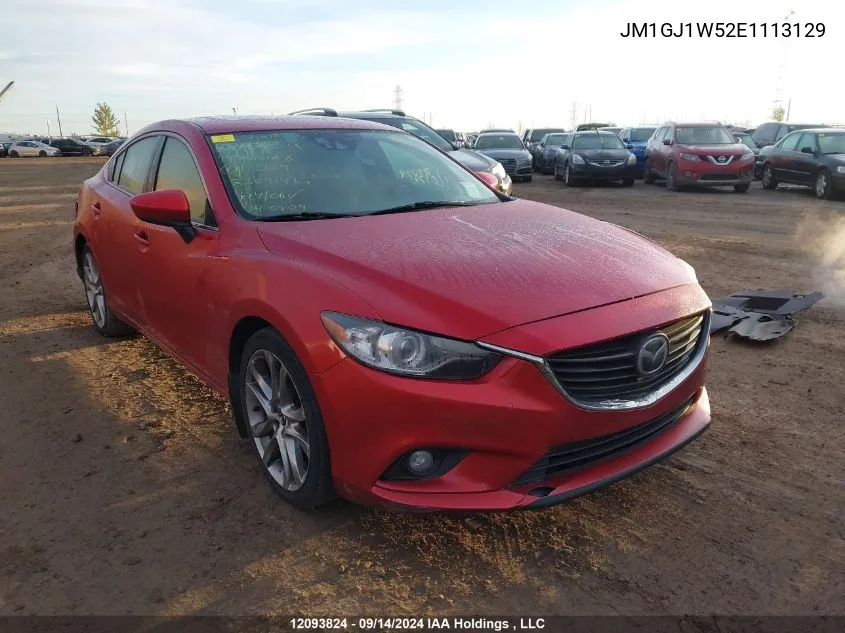 2014 Mazda Mazda6 VIN: JM1GJ1W52E1113129 Lot: 12093824