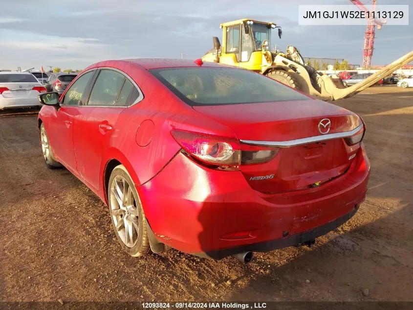 2014 Mazda Mazda6 VIN: JM1GJ1W52E1113129 Lot: 12093824