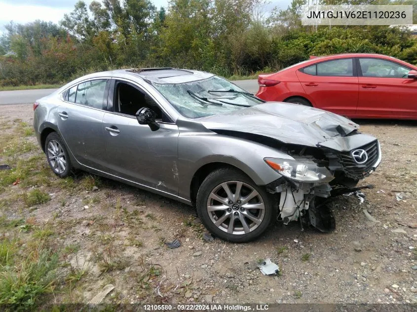 2014 Mazda Mazda6 VIN: JM1GJ1V62E1120236 Lot: 12105580