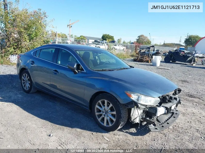 2014 Mazda Mazda6 VIN: JM1GJ1U62E1121713 Lot: 12115068