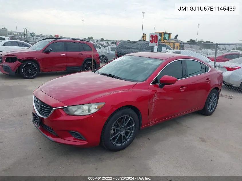 2014 Mazda Mazda6 I Sport VIN: JM1GJ1U67E1145439 Lot: 40125222