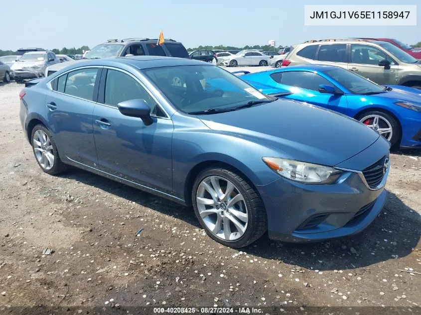 2014 Mazda Mazda6 I Touring VIN: JM1GJ1V65E1158947 Lot: 40208425