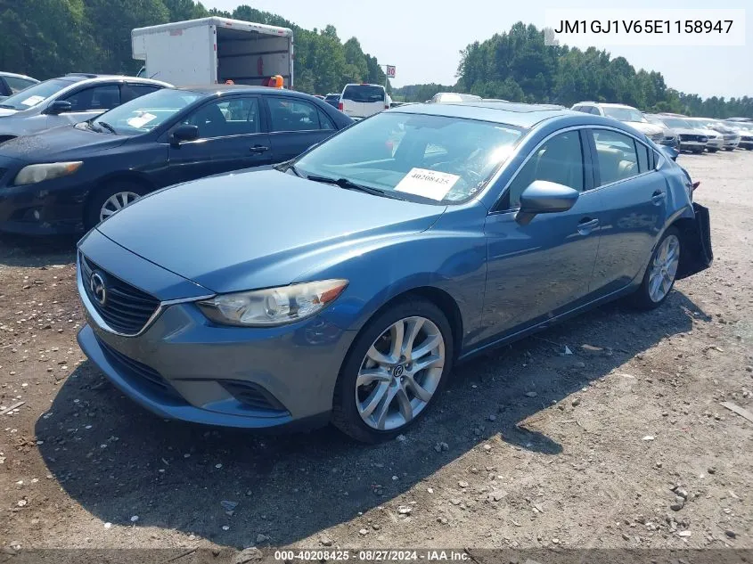 2014 Mazda Mazda6 I Touring VIN: JM1GJ1V65E1158947 Lot: 40208425