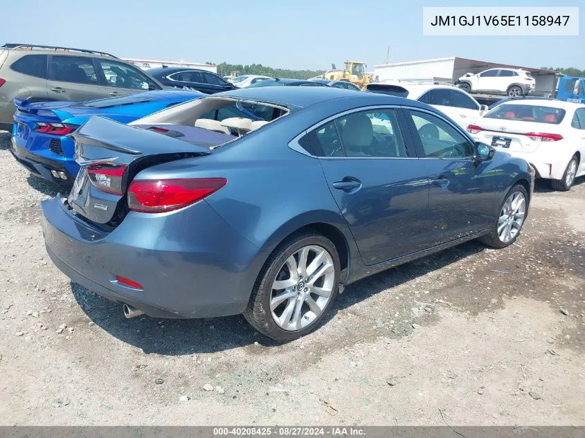 JM1GJ1V65E1158947 2014 Mazda Mazda6 I Touring