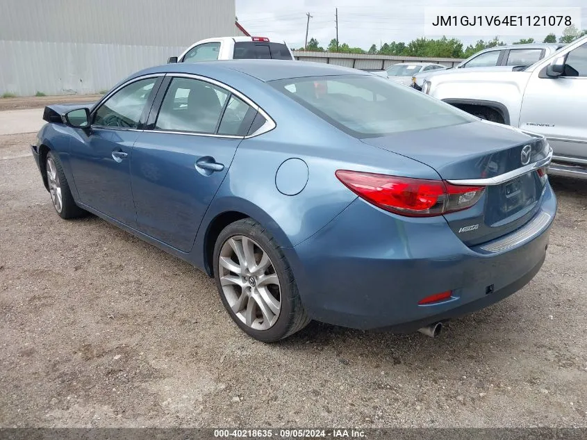 2014 Mazda 6 Touring VIN: JM1GJ1V64E1121078 Lot: 40218635