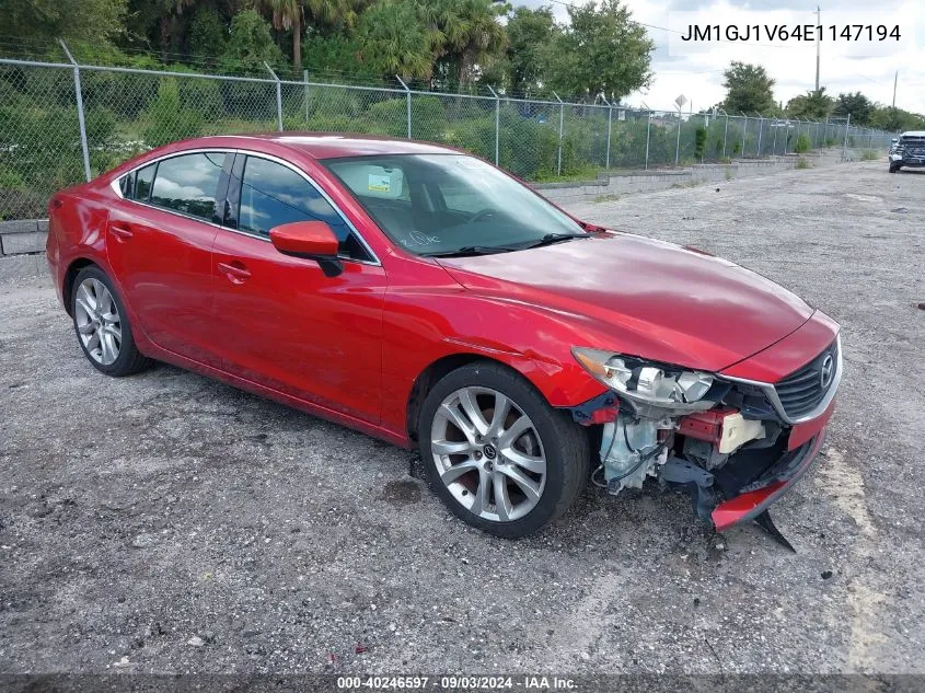 2014 Mazda Mazda6 I Touring VIN: JM1GJ1V64E1147194 Lot: 40246597