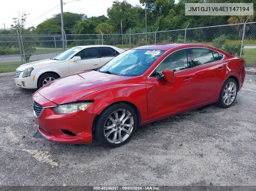 2014 Mazda Mazda6 I Touring VIN: JM1GJ1V64E1147194 Lot: 40246597